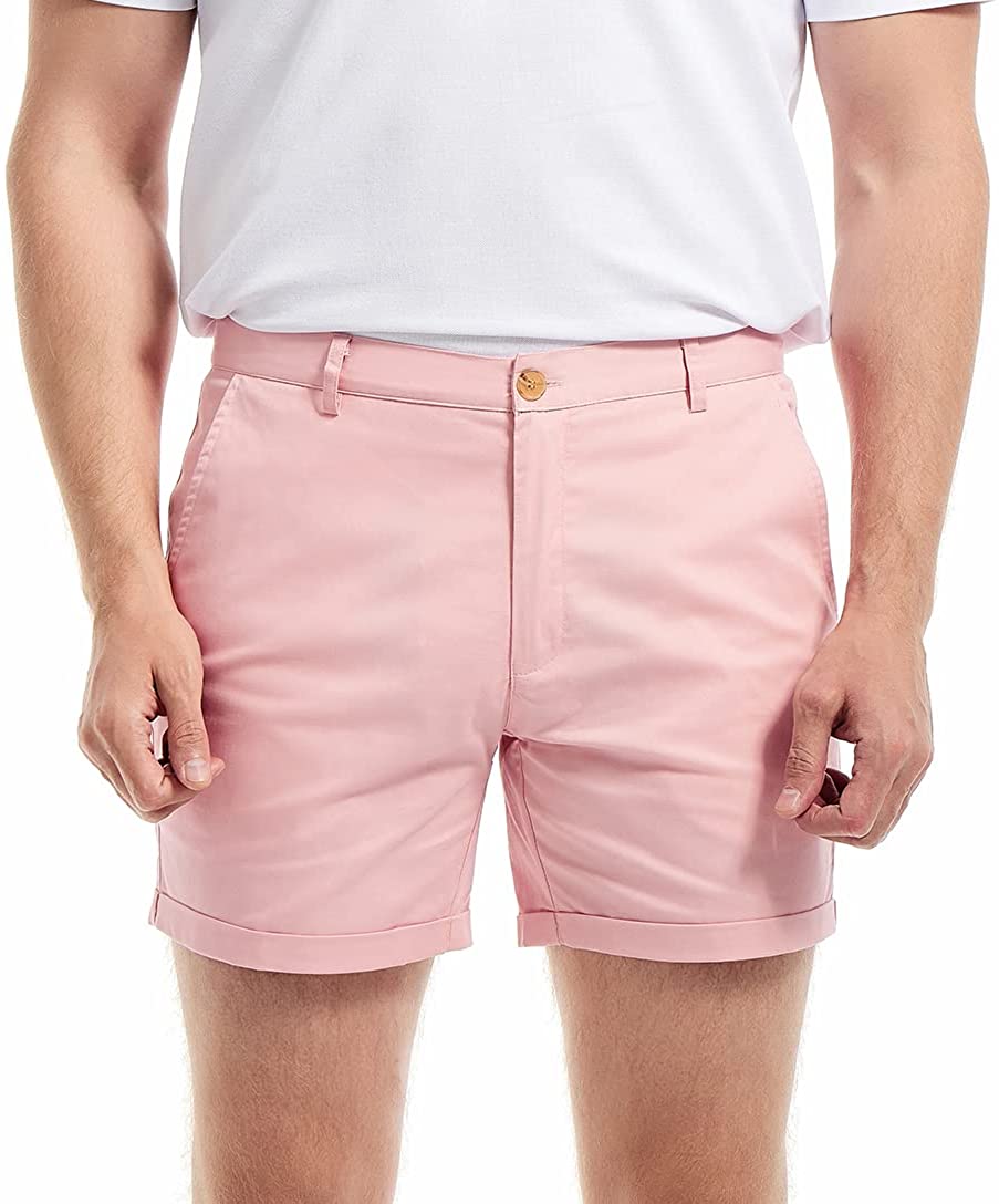 AIMPACT Men's Summer Slim-fit  - Shorts Chino Slim 리뷰 및 가격