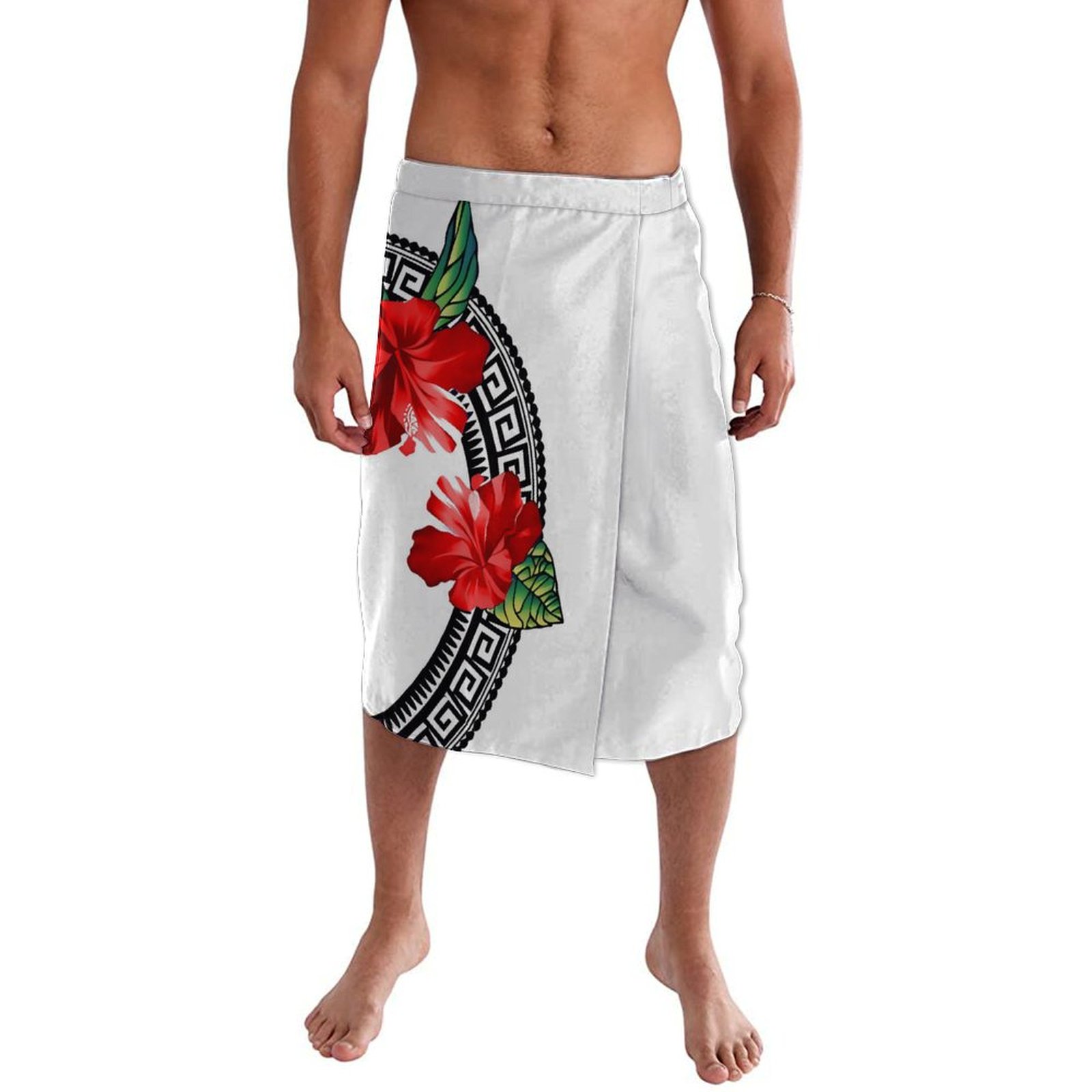 여름 태평양 제도 전통 폴리네시아 해변 앞치마 맞춤형  - Sarong Men Wrap 리뷰 및 가격