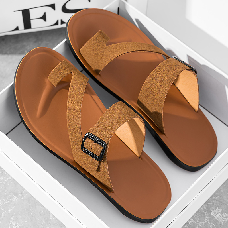2026년 신상 여름 수제 가죽 슬리퍼 트렌디 패션 남 - Flip Flop Leather Men 리뷰 및 가격