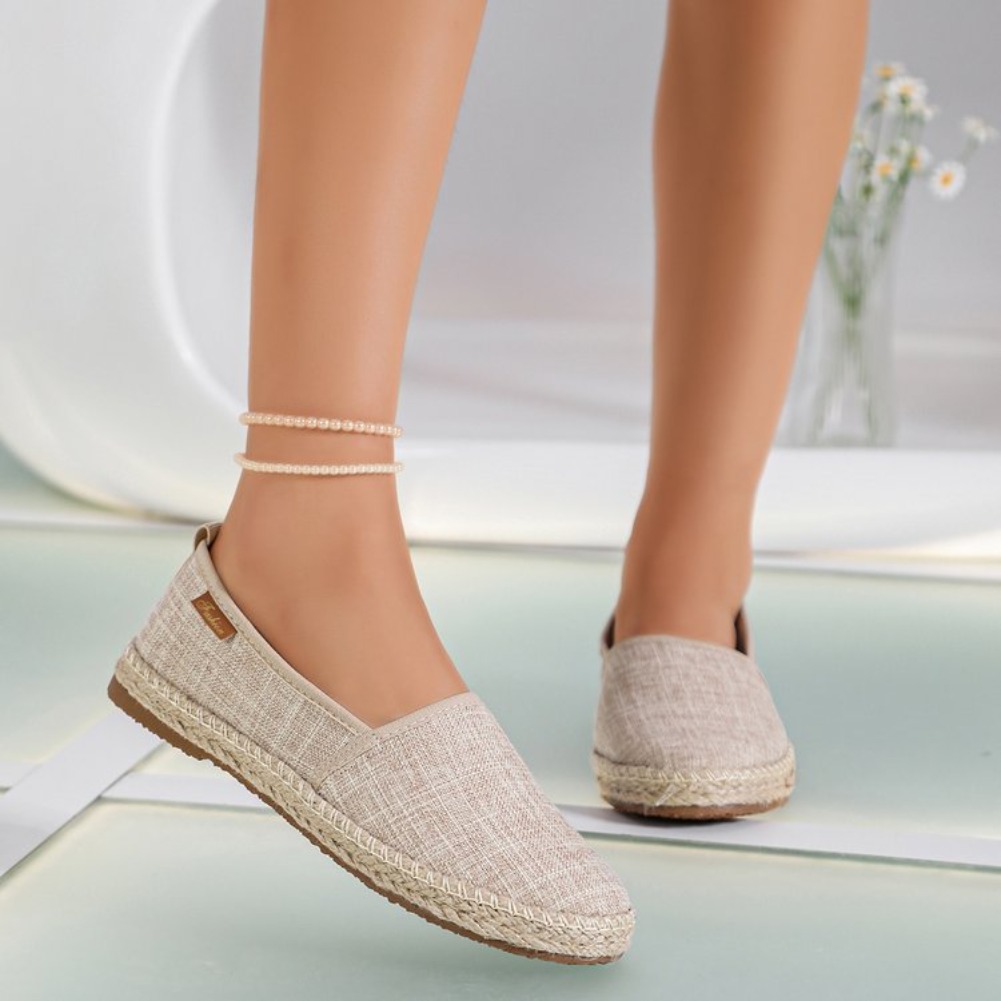 2026년 여름 편안한 캔버스 플랫 슈즈 여성 통기성  - Espadrille Slip On 리뷰 및 가격