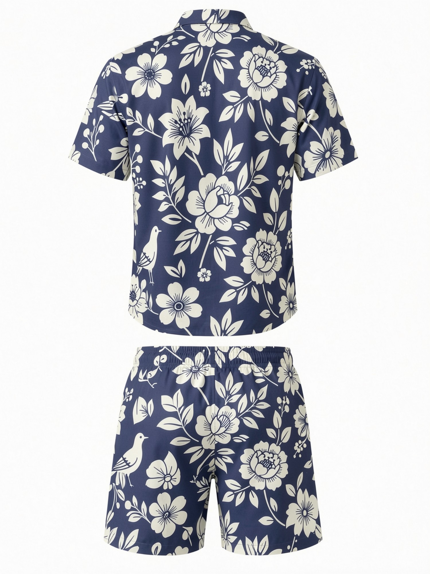 남성용 플로럴 반팔 셔츠와 드로스트링 반바지 세트, 해 - Resort Shirt Floral 리뷰 및 가격