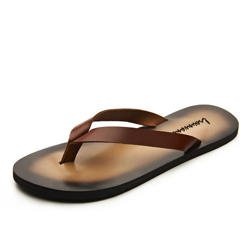 클래식 천연 가죽 남성 슬리퍼 2026 여름 신상 야외 - Flip Flop Leather Men 리뷰 및 가격