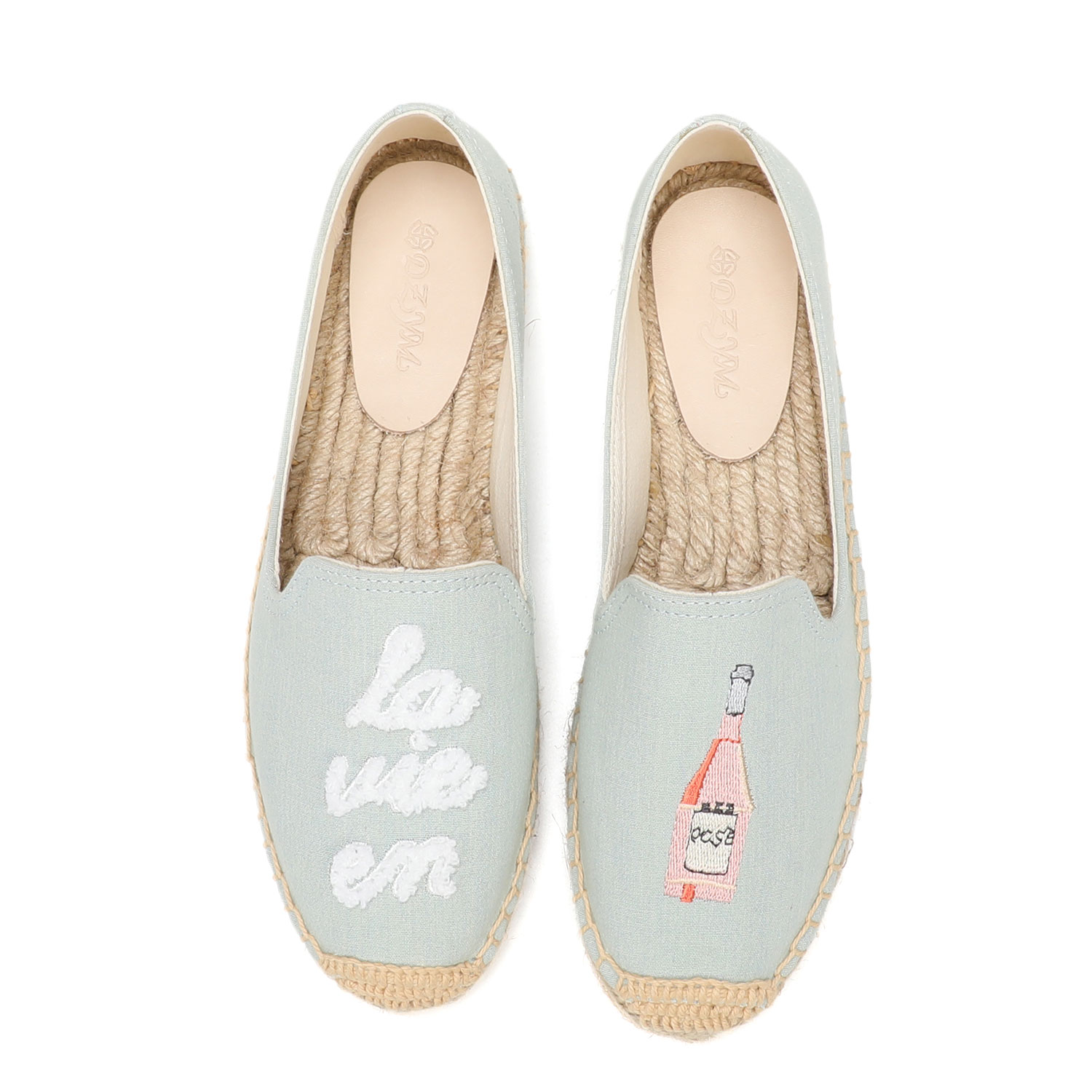 여성용 Espadrilles 여성용 패션 대마 플랫 오 - Espadrille Slip On 리뷰 및 가격
