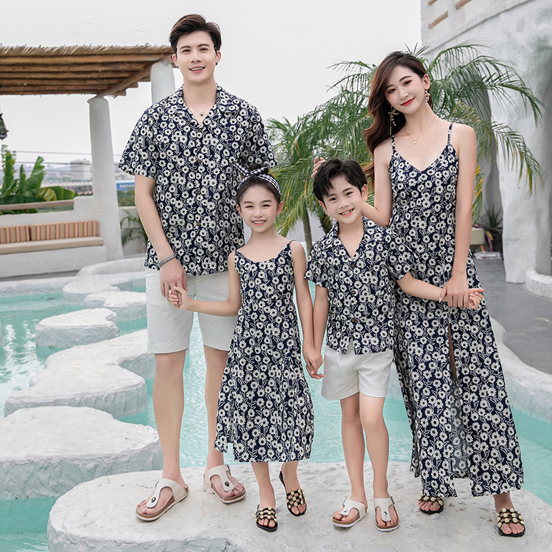 가족 커플룩 플로럴 슬릿 캐미 맥시 드레스 (엄마와 딸 - Resort Shirt Floral 리뷰 및 가격