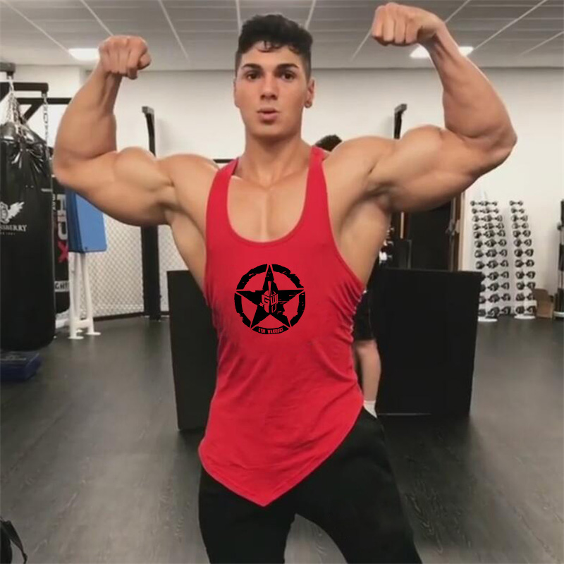 체육관 보디 빌딩 근육 셔츠 여름 민소매 코튼 통기성  - Tank Top Muscle 리뷰 및 가격