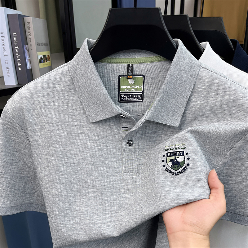 남성용 폴로 셔츠 반팔 자수 피케 니트 화이트 라이트  - Polo Shirt Pique 리뷰 및 가격